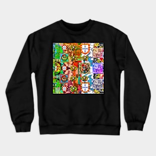 Portuguese folk art Crewneck Sweatshirt